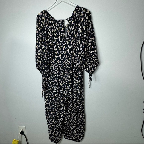ASOS Floral print Empire Jumpsuit size 10 1991 - Picture 3 of 3